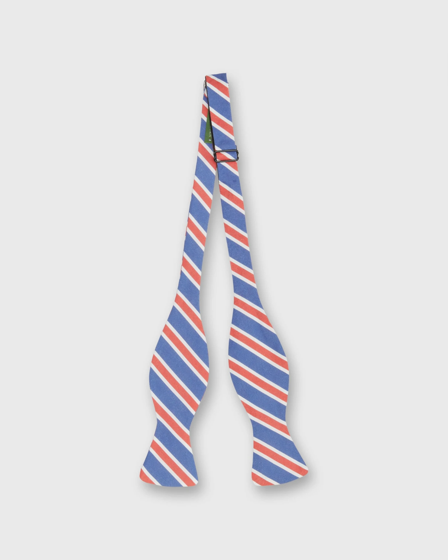 Cotton Bow Tie In Red/White/Blue Stripe 2 Cotton Bow Tie In Red/White/Blue Stripe - Image 2