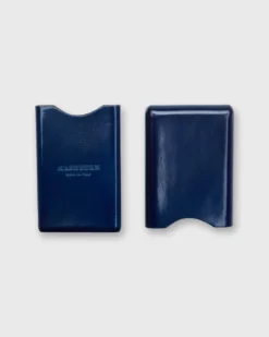 Card Case In Navy Leather -fashion S71943 90