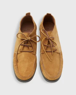Chukka Camp Moccasin In Tan Suede