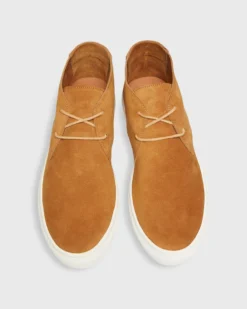 Chukka Lace-Up Sneaker In Tan Suede
