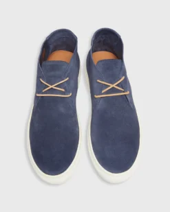 Chukka Lace-Up Sneaker In Pacific Blue Suede