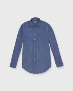 Otto Handmade Sport Shirt In Slate/Navy Brushed Houndstooth Flannel 7 Otto Handmade Sport Shirt In Slate/Navy Brushed Houndstooth Flannel -fashion S72070 83