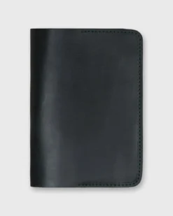 Passport Holder In Bottle Green Bridle Leather