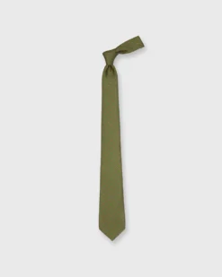 Silk Print Tie In Olive/Gold/Sky Flower -fashion S72501 43