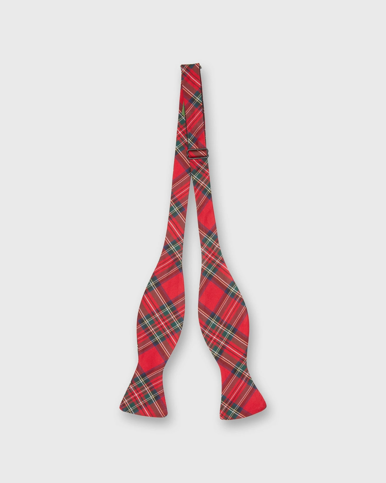 Silk Bow Tie In Prince Of Wales 2 Silk Bow Tie In Prince Of Wales - Image 2