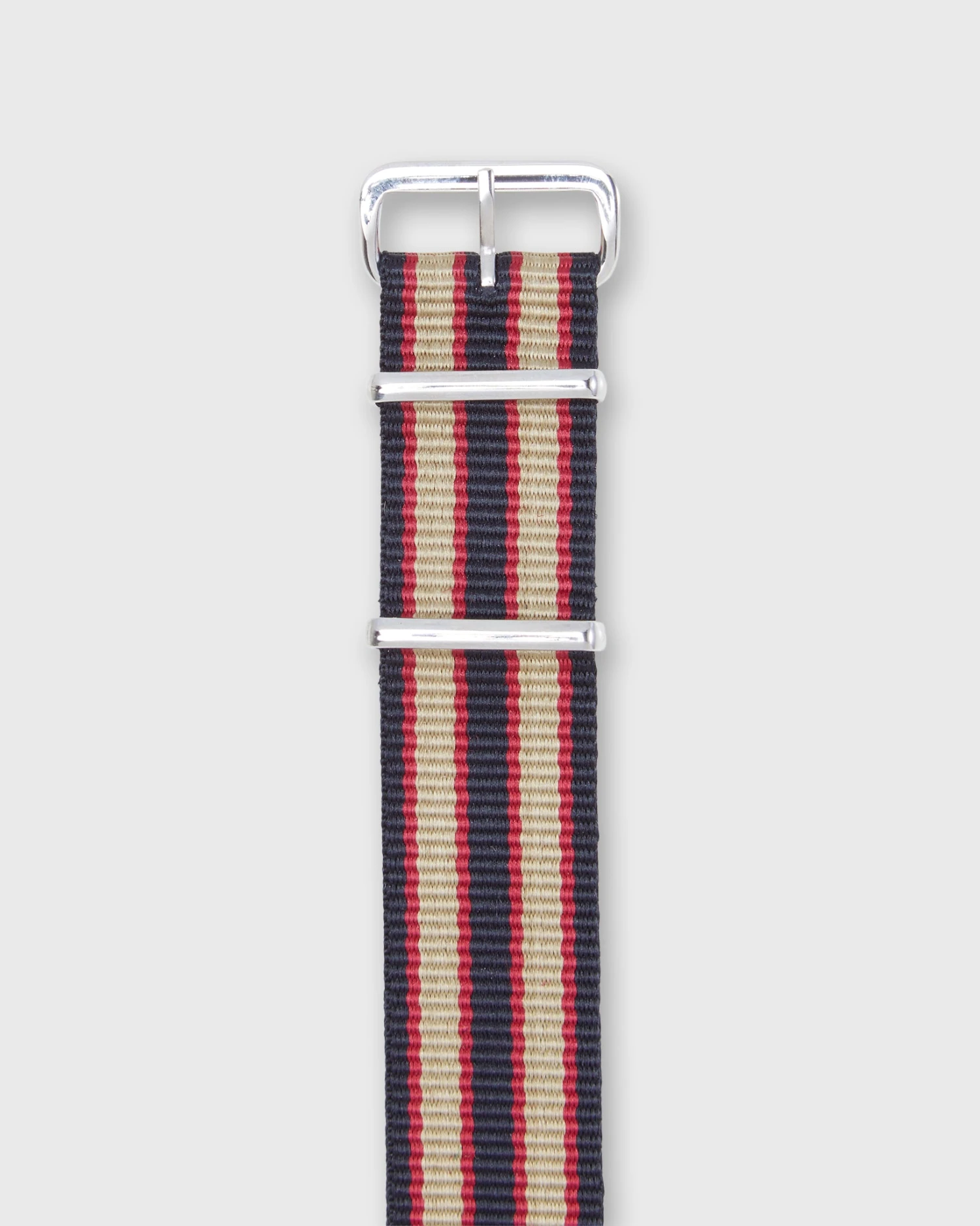 Nato Watch Strap In Black/Yellow/Red Stripe 2 Nato Watch Strap In Black/Yellow/Red Stripe - Image 2