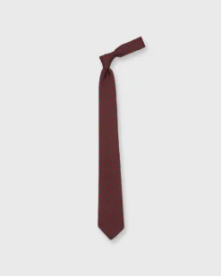 Silk Print Tie In Brick/Aqua Gear 5 Silk Print Tie In Brick/Aqua Gear -fashion S73480 5 copy