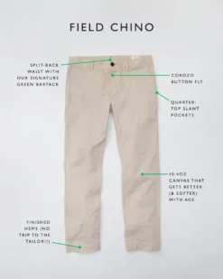 Garment-Dyed Field Pant In Vintage Khaki Canvas -fashion SM 23 FIELD CHINO PDP