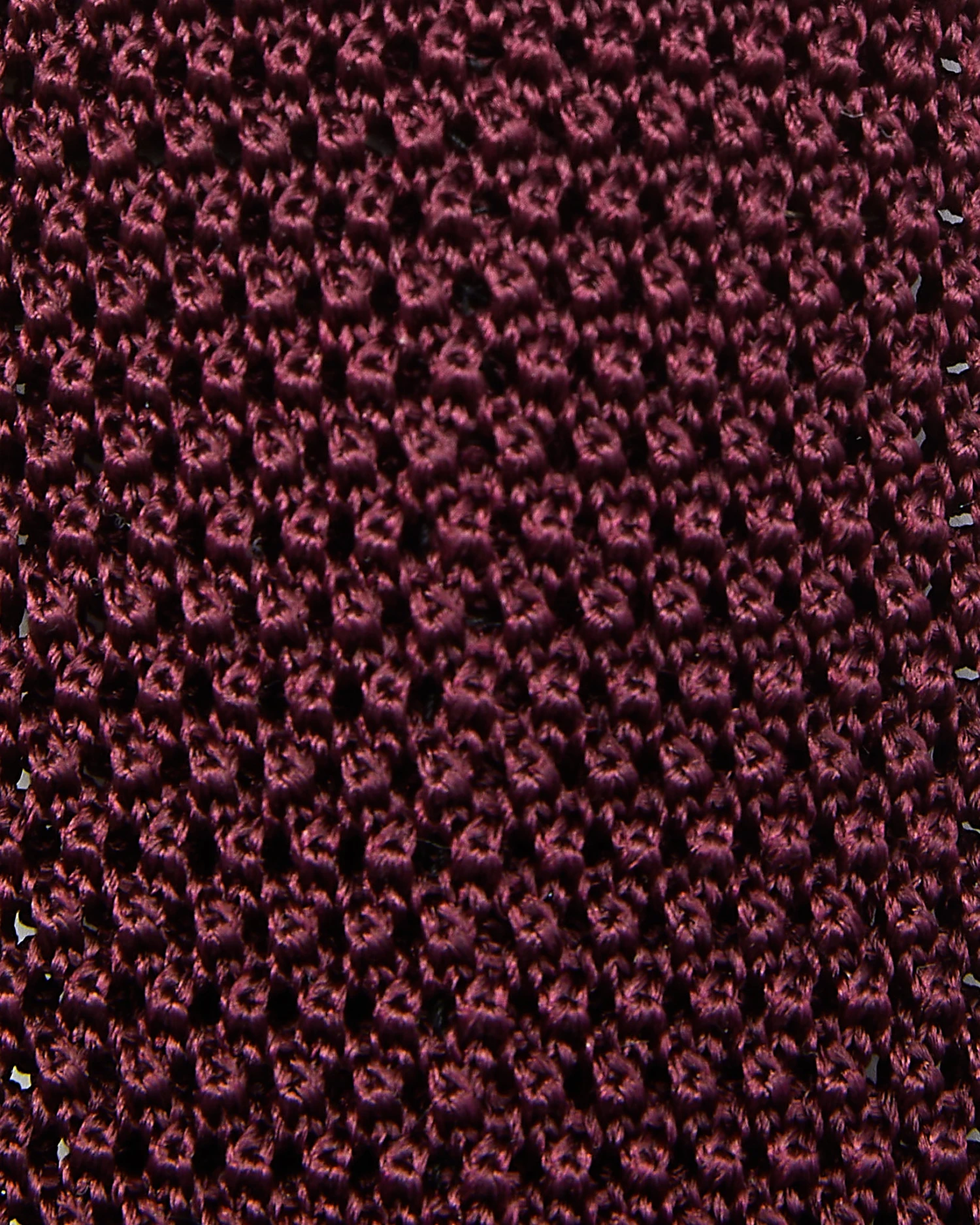 Silk Knit Tie In Oxblood 2 Silk Knit Tie In Oxblood - Image 2