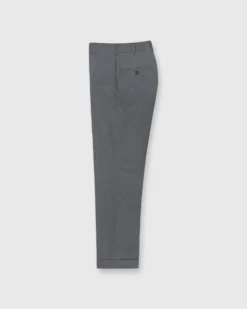Dress Trouser In Mid-Grey Lightweight Twill