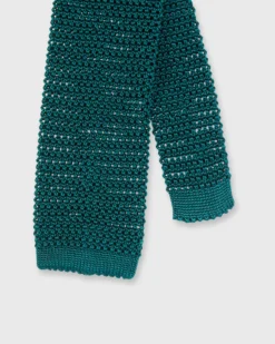 Silk Knit Tie In Spruce